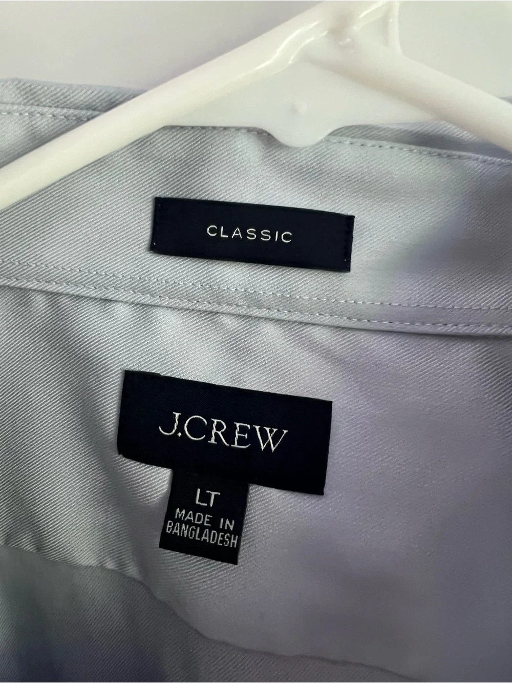J. Crew Men’s Light Blue Dress Shirt Size LT